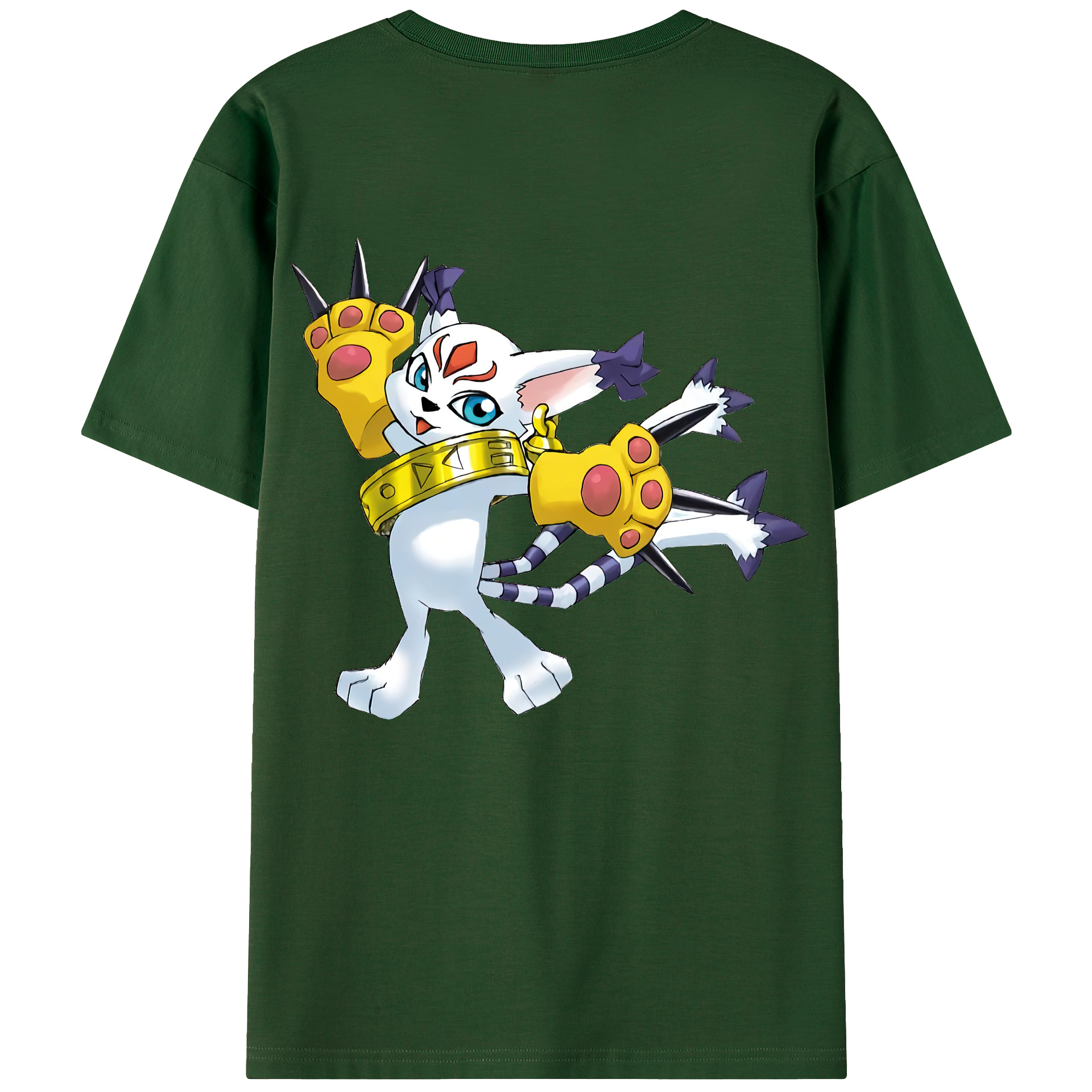 （画像用） Digimon デジタルモンスター/デジモン 綿100％半袖Tシャツ（背面プリント）
